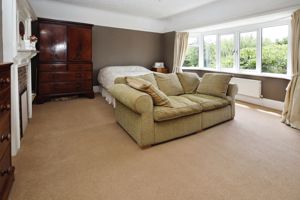 Master Bedroom showing Bay Window- click for photo gallery